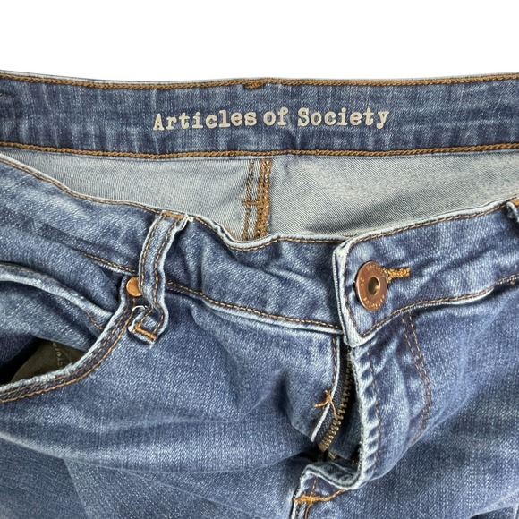 Articles of Society Womens Distressed Sara Skinny Fit Jeans Size 32 - Picture 6 of 9